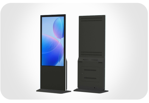 Vertical capacitive touch all-in-one computer