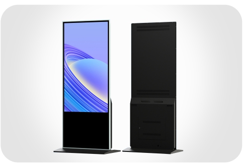 Vertical infrared touch all-in-one machine